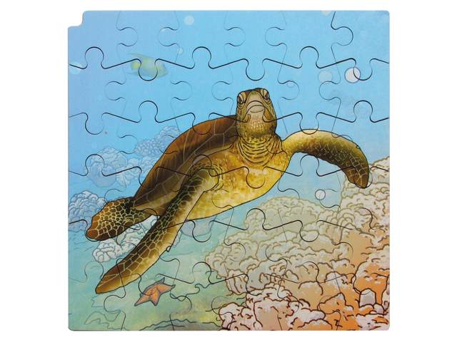 vierlagenpuzzel schildpad
