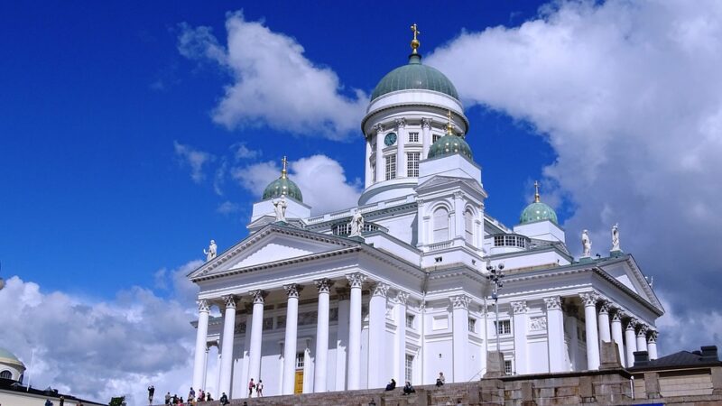 Scandinavia Church Helsinki Finland Dom