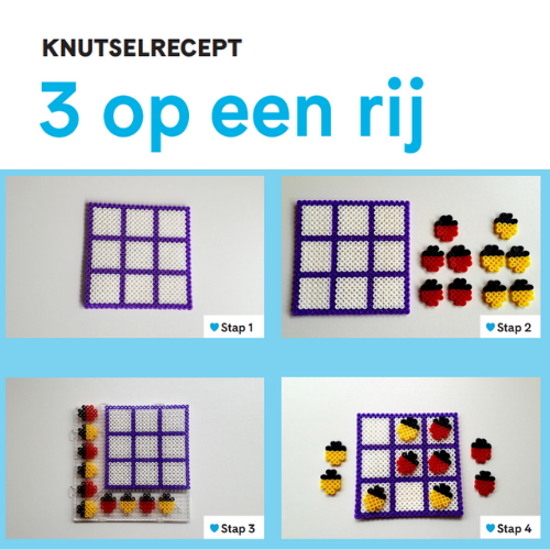 knutselrecept 3 op een rij