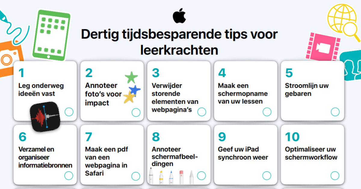 iPad tips voor leerkrachten