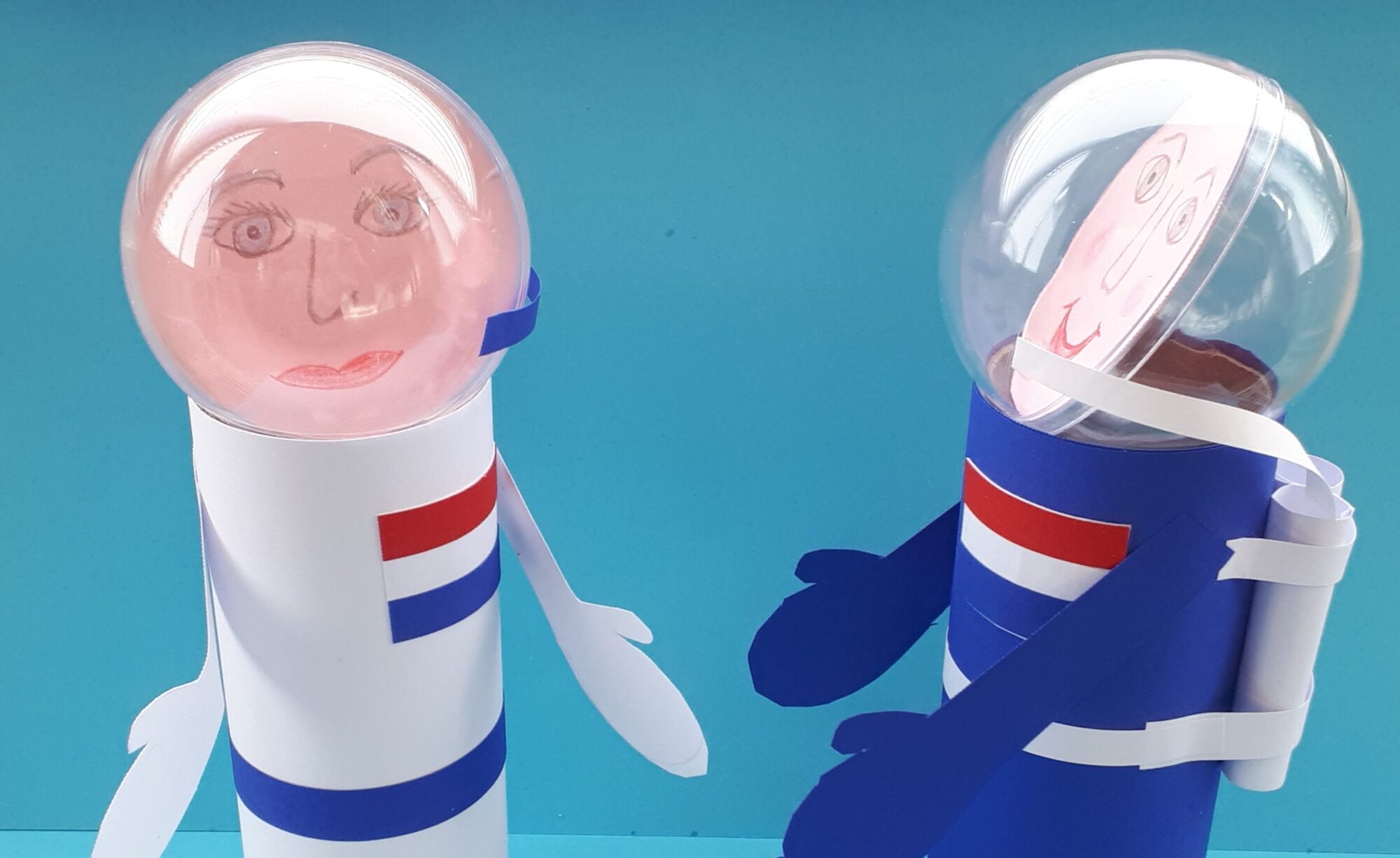 Inspiratie - Knutselrecept Astronaut knutselen