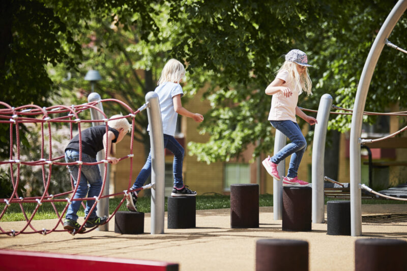 Bewegend leren schoolplein