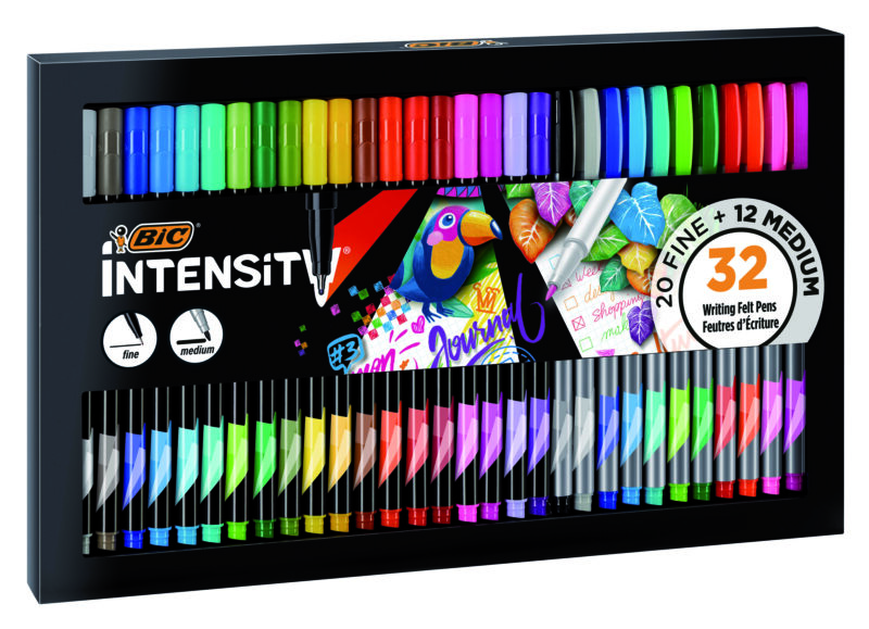 Fineliners BIC Intensity set fijn en medium