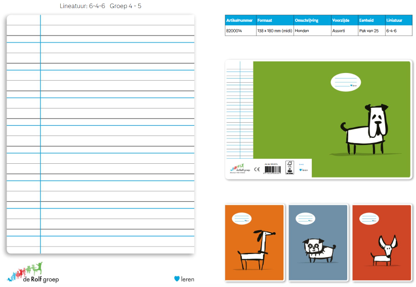 Liniatuur groep 4-5