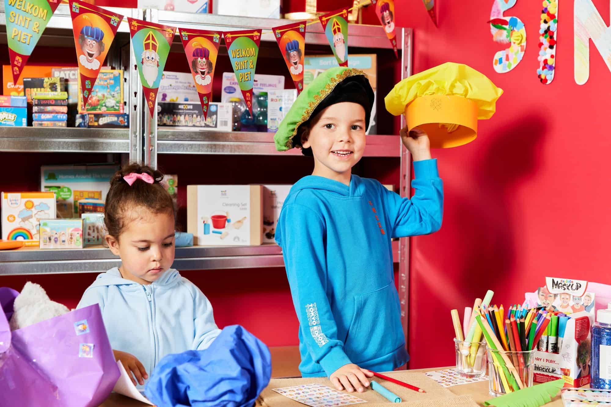 Kinderen-sinterklaas-knutselen-en-spelen