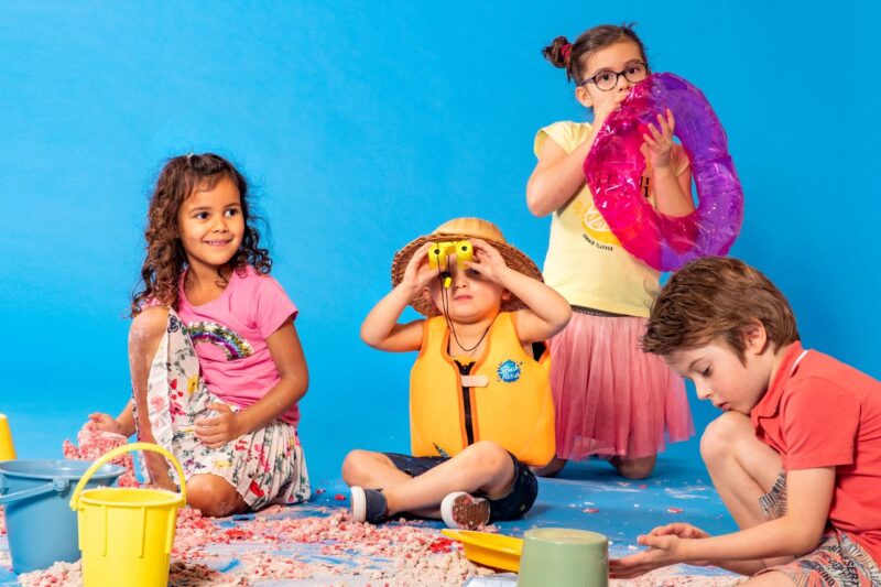 kinderen op vakantie