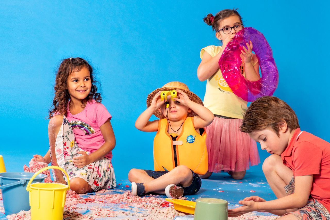 kinderen op vakantie