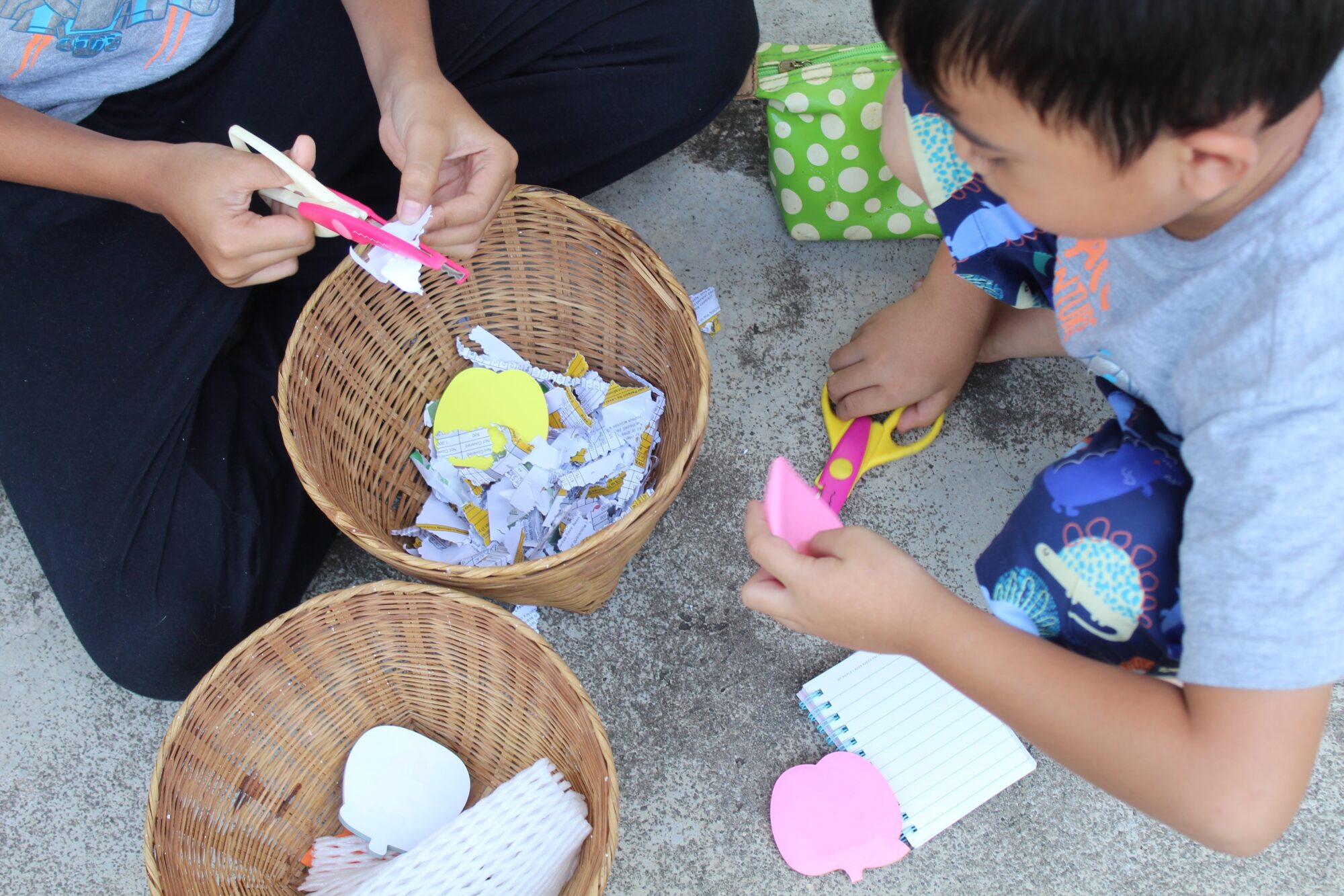 Knutselen papier snippers