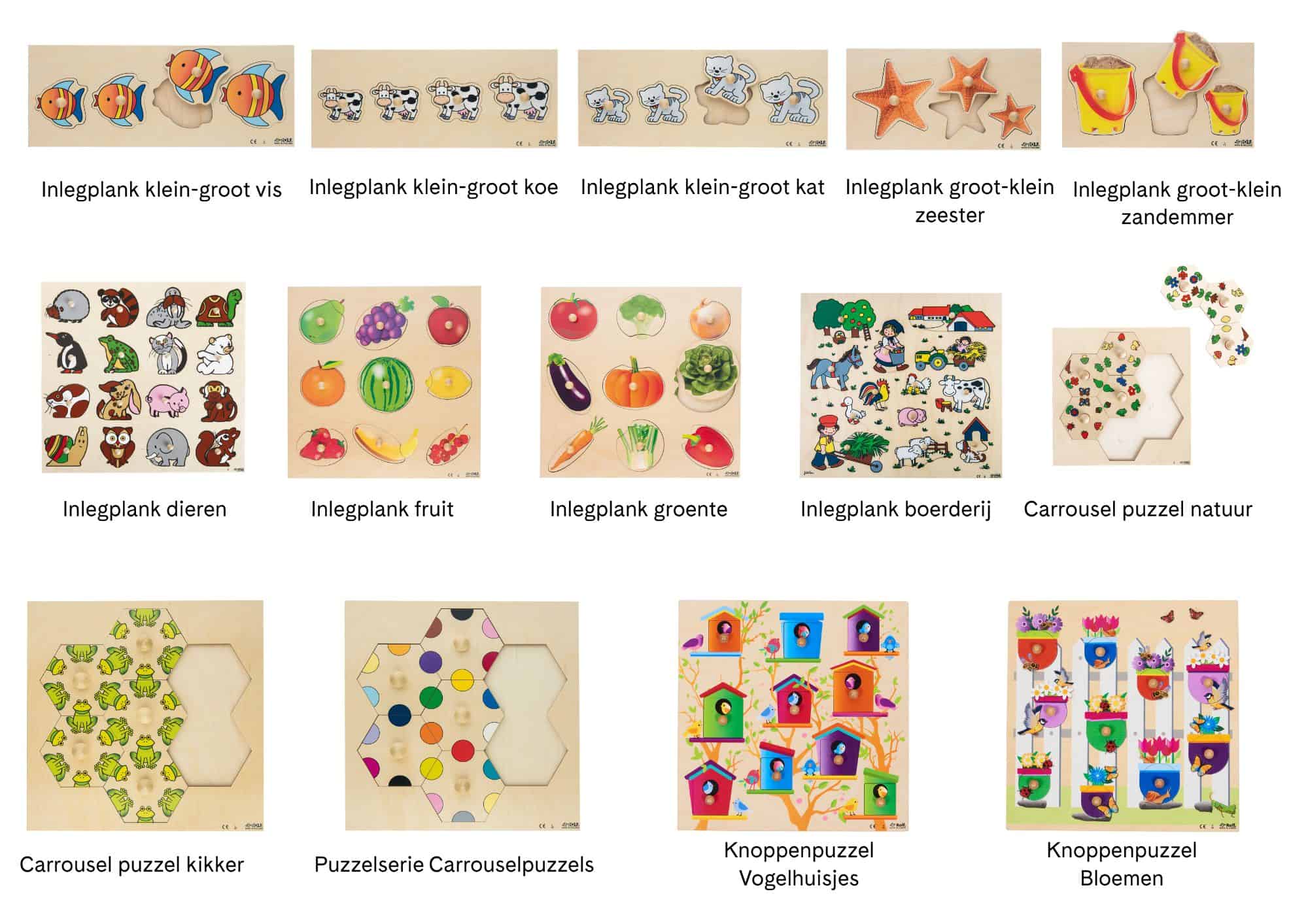 Puzzelverkiezing knoppenpuzzel