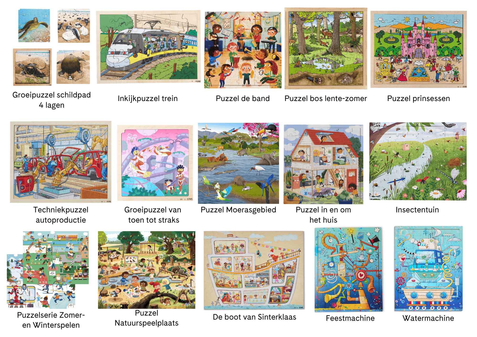 puzzel 50-120stukjes