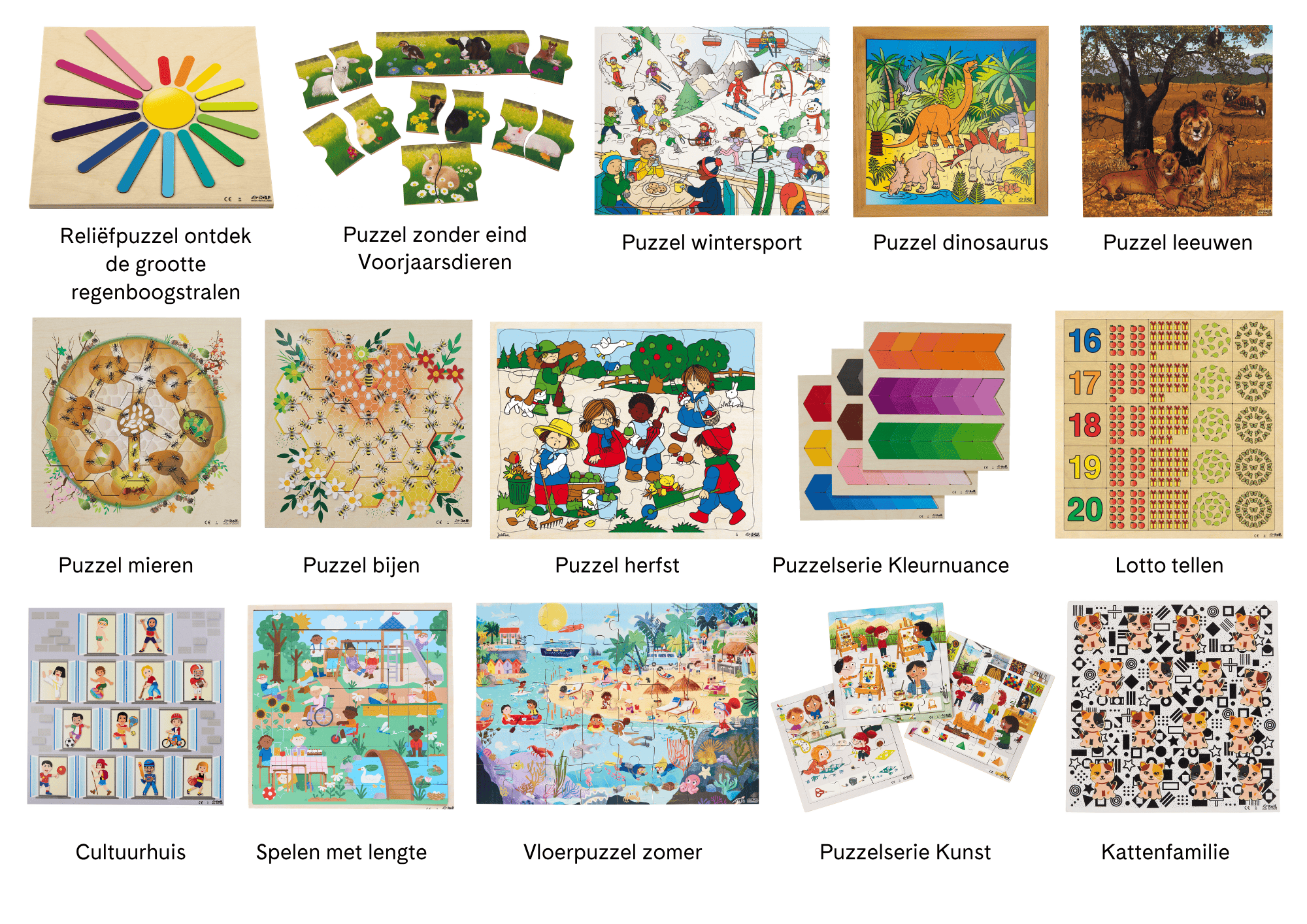 puzzels 13-49stukjes